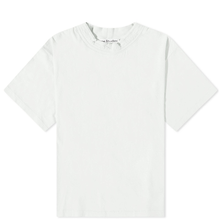 Photo: Acne Studios Men's Elco Chain Rib T-Shirt in Cold White