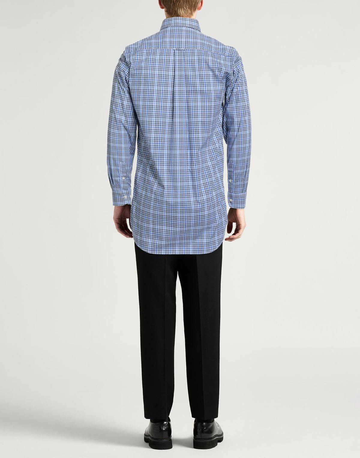 Barbour Mens Shirt Slate in Blue