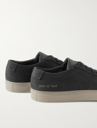 Common Projects - Original Achilles Nubuck and Leather Sneakers - Black