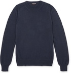 TOM FORD - Cotton and Silk-Blend Sweater - Blue