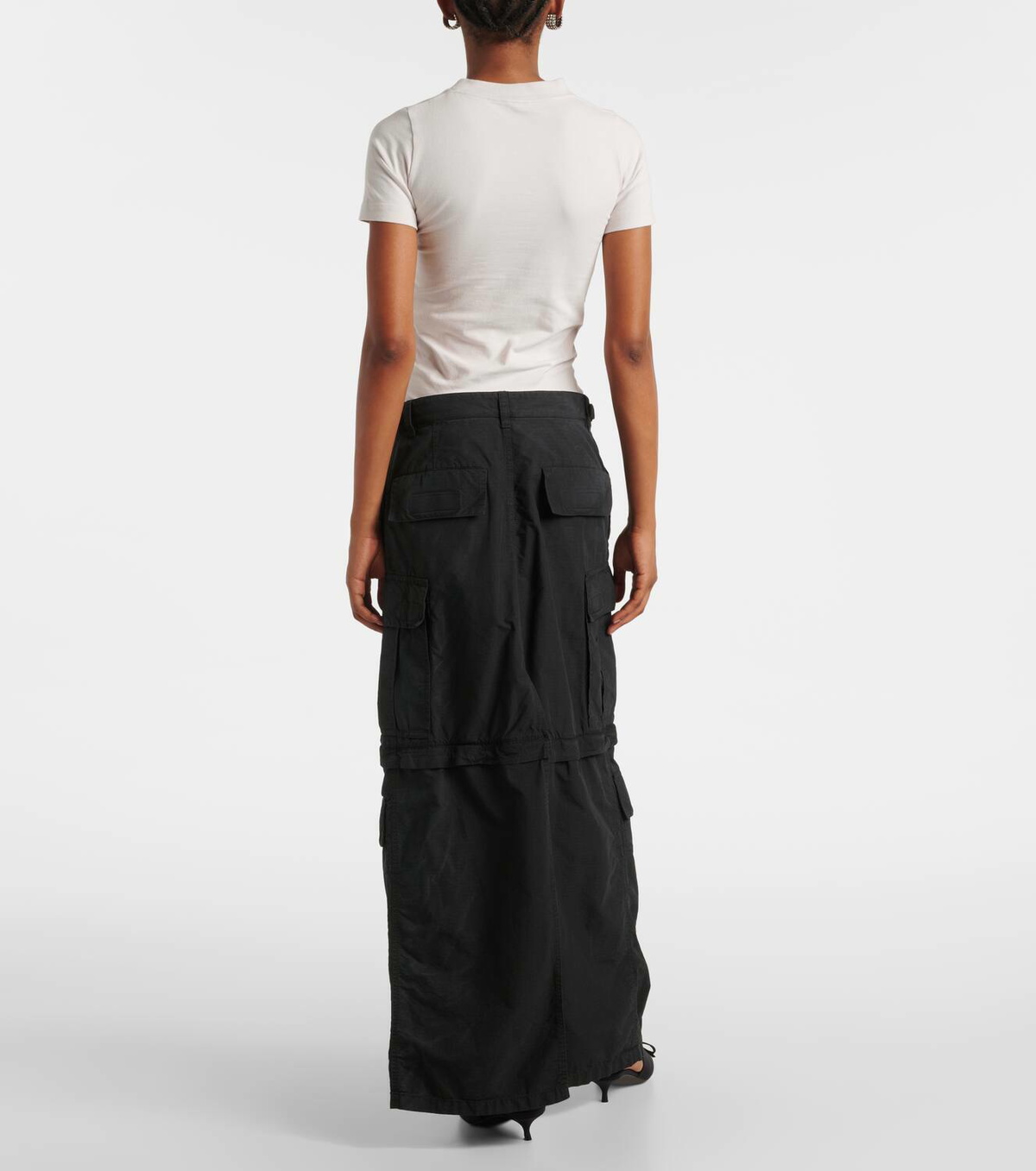 Balenciaga Cotton-blend ripstop cargo skirt Balenciaga