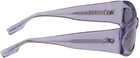 MCQ Purple Oval Sunglasses