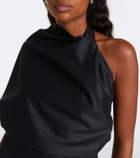 Róhe Assymetric wool top
