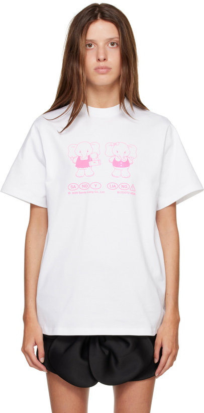 Photo: Sandy Liang White Peanut Boxy T-shirt