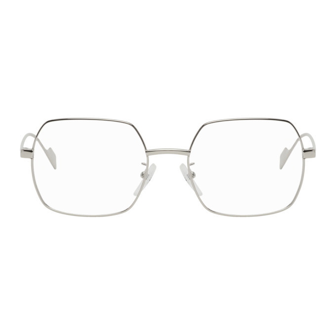 Photo: Balenciaga Silver Square Glasses