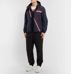 Moncler - Trakehner Striped Nylon Hooded Jacket - Navy