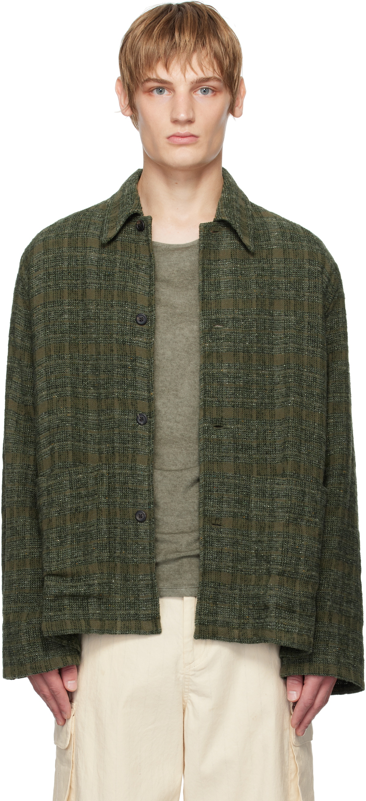 OUR LEGACY Khaki Haven Jacket Our Legacy our legacy HAVEN JACKET