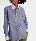 Nili Lotan Raphael striped cotton shirt