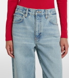 Frame Bow barrel-leg jeans