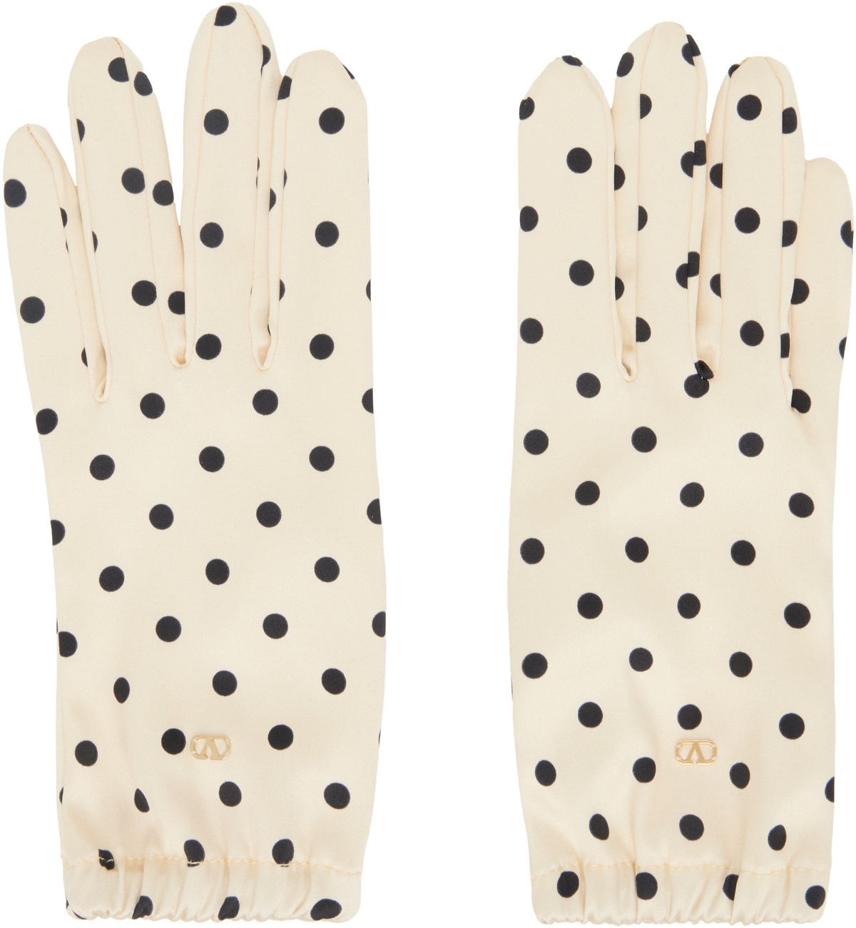 手袋 VALENTINO GARAVANI Cream Mesh Gloves Valentino Garavani Cream Mesh Gloves | italist
