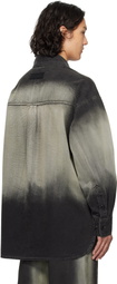 Feng Chen Wang Black Gradient Shirt