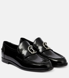 Christian Louboutin - CL Moc leather loafers