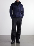 Moncler Grenoble - Panelled Polartec® Fleece Half-Zip Ski Mid-Layer - Blue