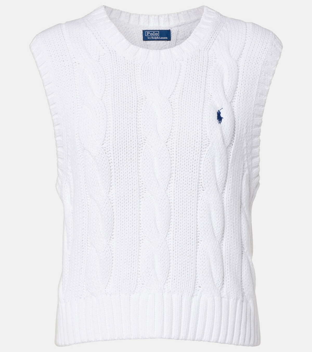 Polo Ralph Lauren Logo cable-knit cotton sweater vest