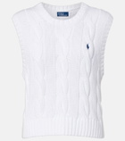 Polo Ralph Lauren Logo cable-knit cotton sweater vest