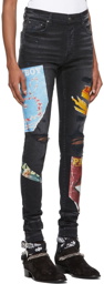 AMIRI Black Playboy Edition Magazine Jeans