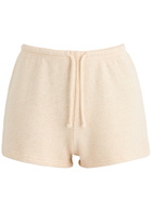 American Vintage Itonay Cotton-blend Shorts Cream