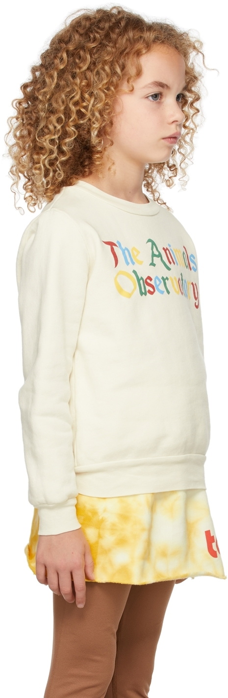 The Animals Observatory OverSized BEAR KIDS+ SWEATSHIRT yellow monster main image 1