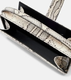 Magda Butrym Apolonia snake-effect leather clutch