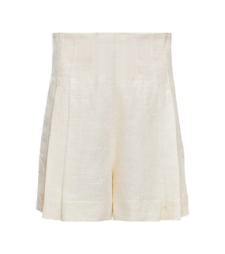 Photo: Chloe - High-rise linen shorts