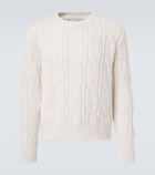 Eleventy Cable-knit wool sweater