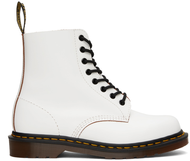 Photo: Dr. Martens White Vintage 1460 Boots
