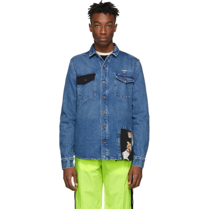 Photo: Off-White Blue Restructured Shirt
