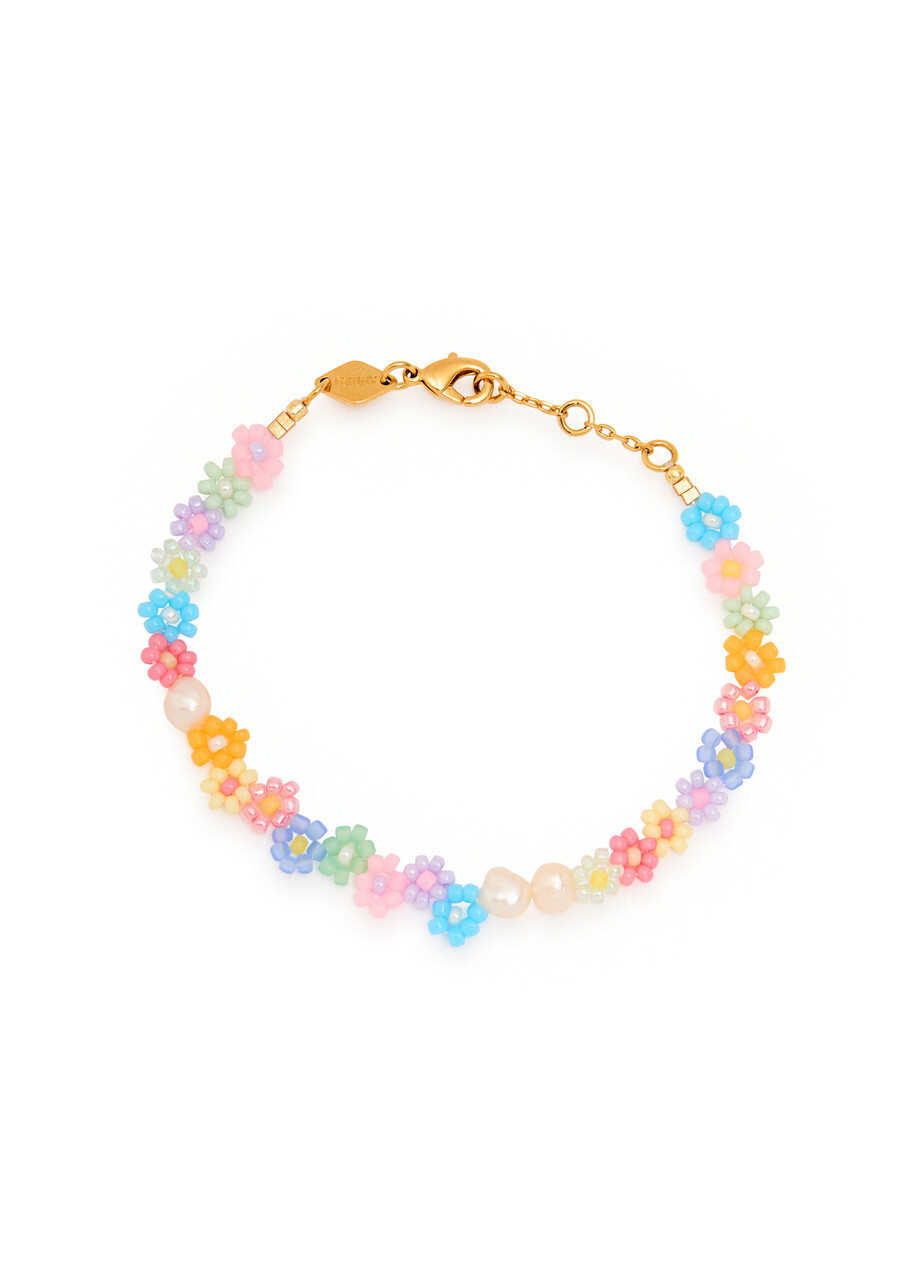 Anni LU Fleur 18kt Gold-plated Bracelet - Multicoloured - One Size