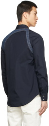 Alexander McQueen Navy Harness Shirt