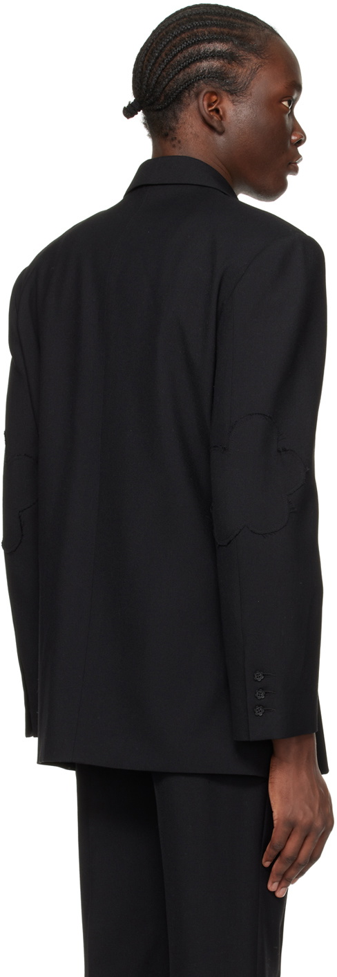 FORMA Black Flower Blazer