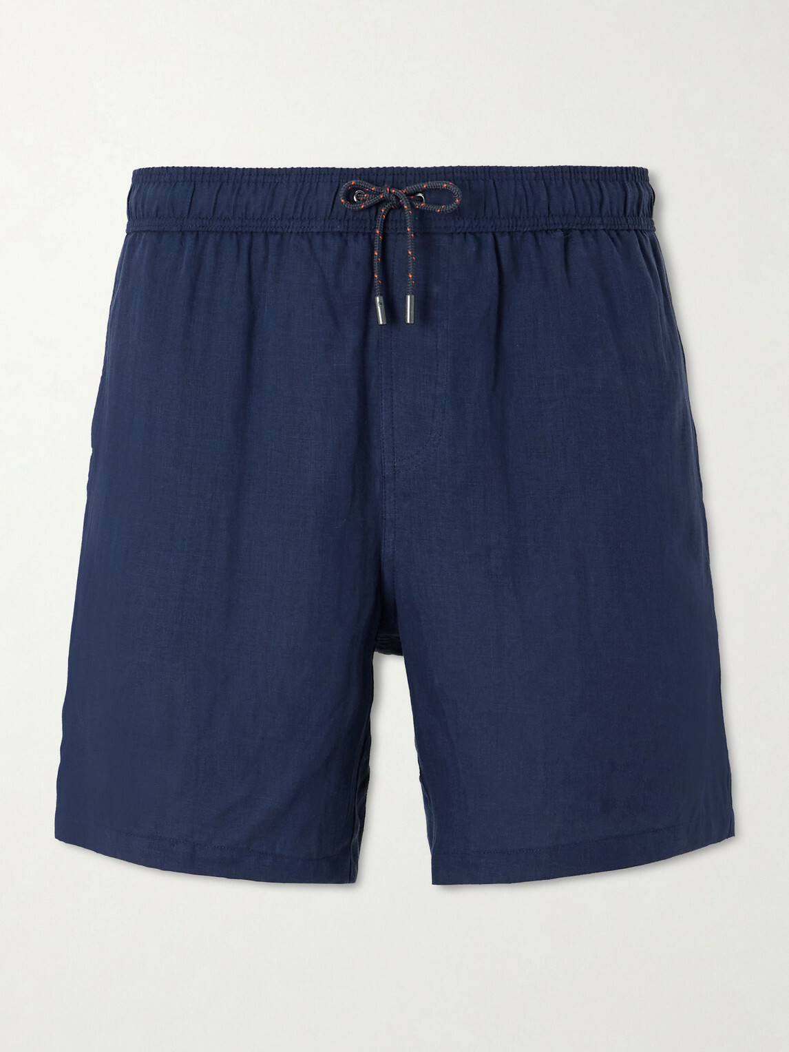 SEASE - Cod-2 Straight-Leg Hemp Drawstring Shorts - Blue