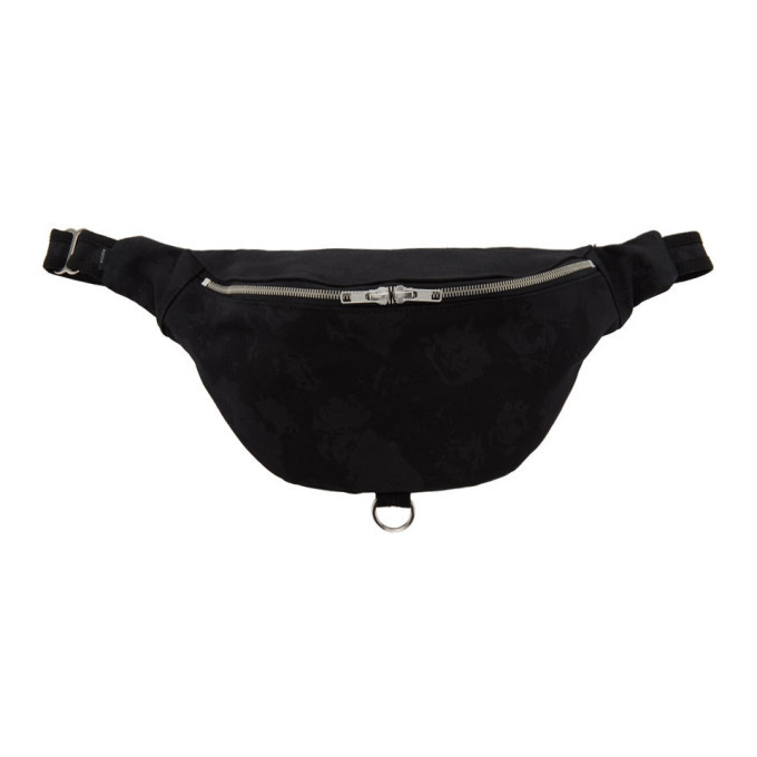 Lad Musician Black Rose Fanny Bag