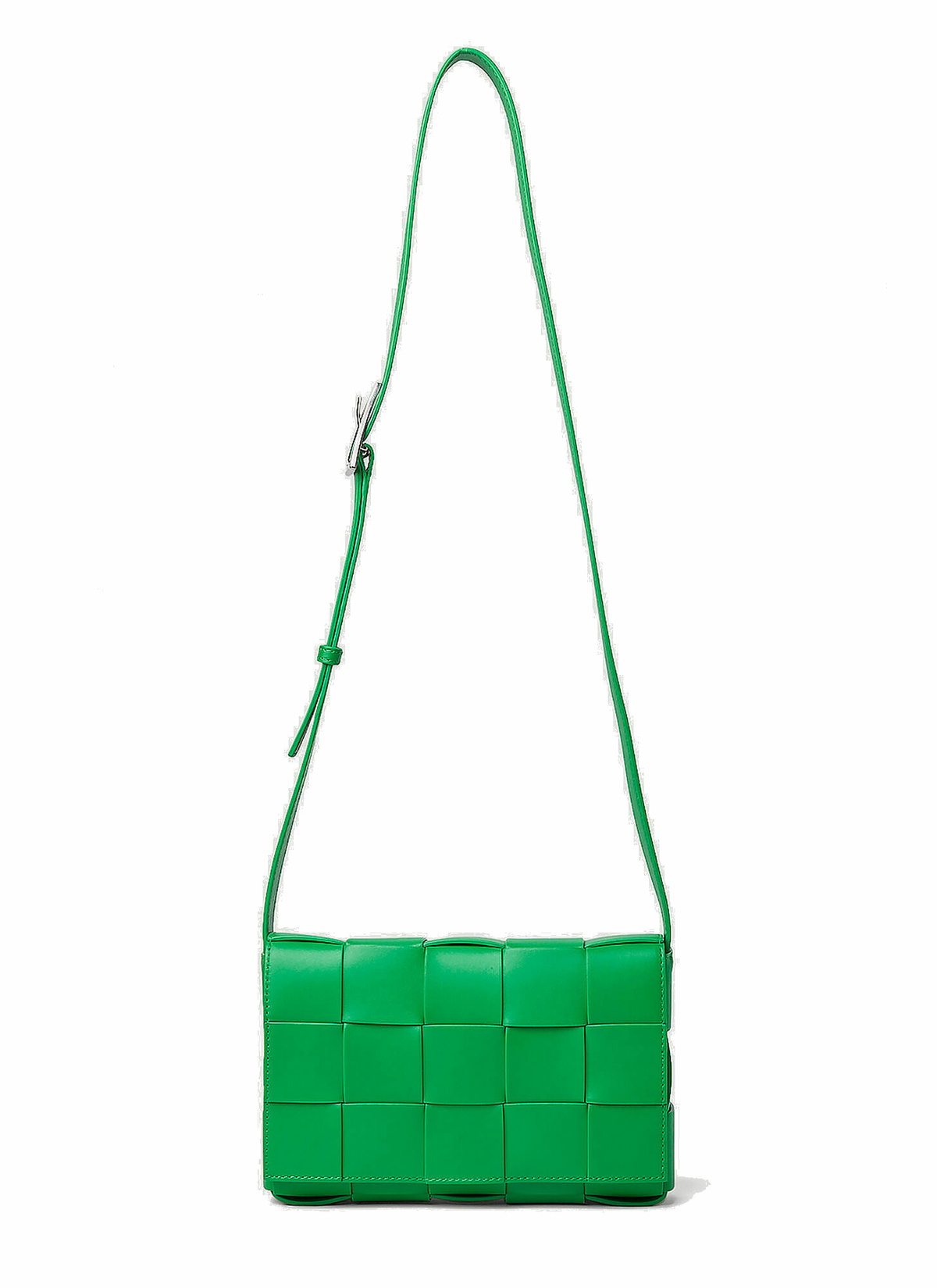 Cassette Crossbody Bag in Green Bottega Veneta