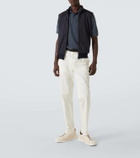 Herno Logo cotton piqué polo shirt