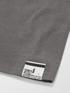 FLAGSTUFF - Printed Cotton-Jersey T-Shirt - Gray