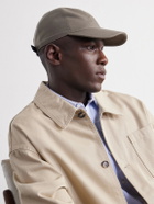 Brioni - Logo-Embroidered Cashmere-Blend Baseball Cap - Neutrals