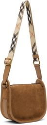 Burberry Brown Mini B Clip Messenger Bag