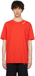 Balmain Red Embroidered T-Shirt