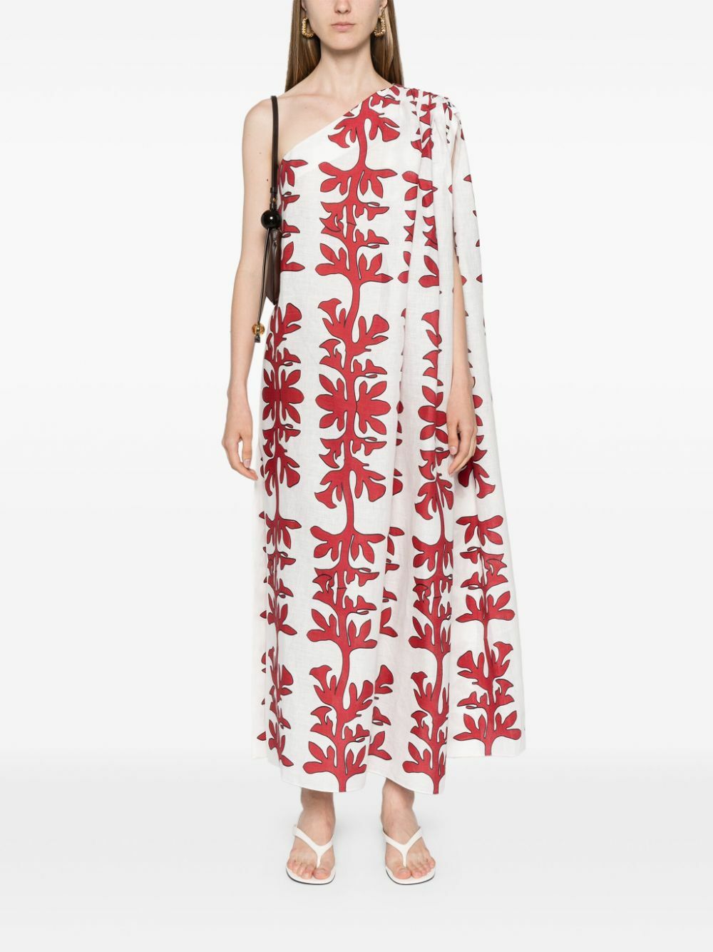 Maison La Plage White Tuscany One-Shoulder Dress