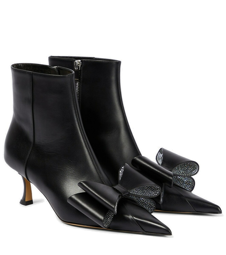 Photo: Mach & Mach Le Cadeau leather ankle boots