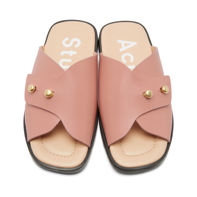 Alice maling Humanistisk Acne Studios Pink Jilly Sandals Acne Studios