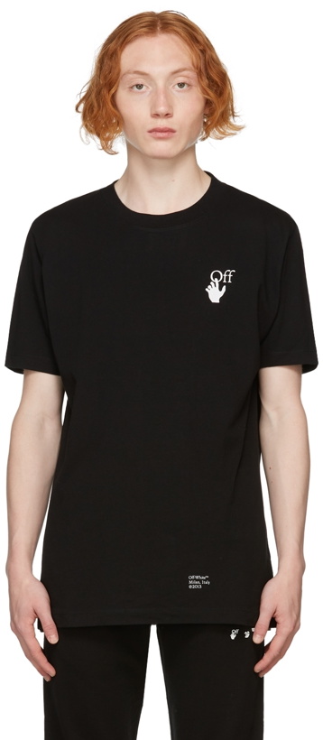 Photo: Off-White Black Slim Caravaggio Arrows T-Shirt