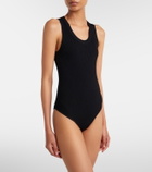 Alaïa Ribbed-knit bodysuit