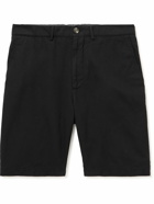 Brunello Cucinelli - Straight-Leg Cotton-Twill Bermuda Shorts - Black