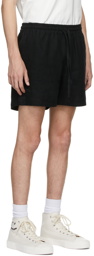 COMMAS Black Linen Lounge Shorts