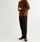 Wacko Maria - Leopard Jacquard-Knit Sweater - Brown