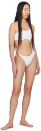 Versace Underwear White Medusa Plaque One-Piece