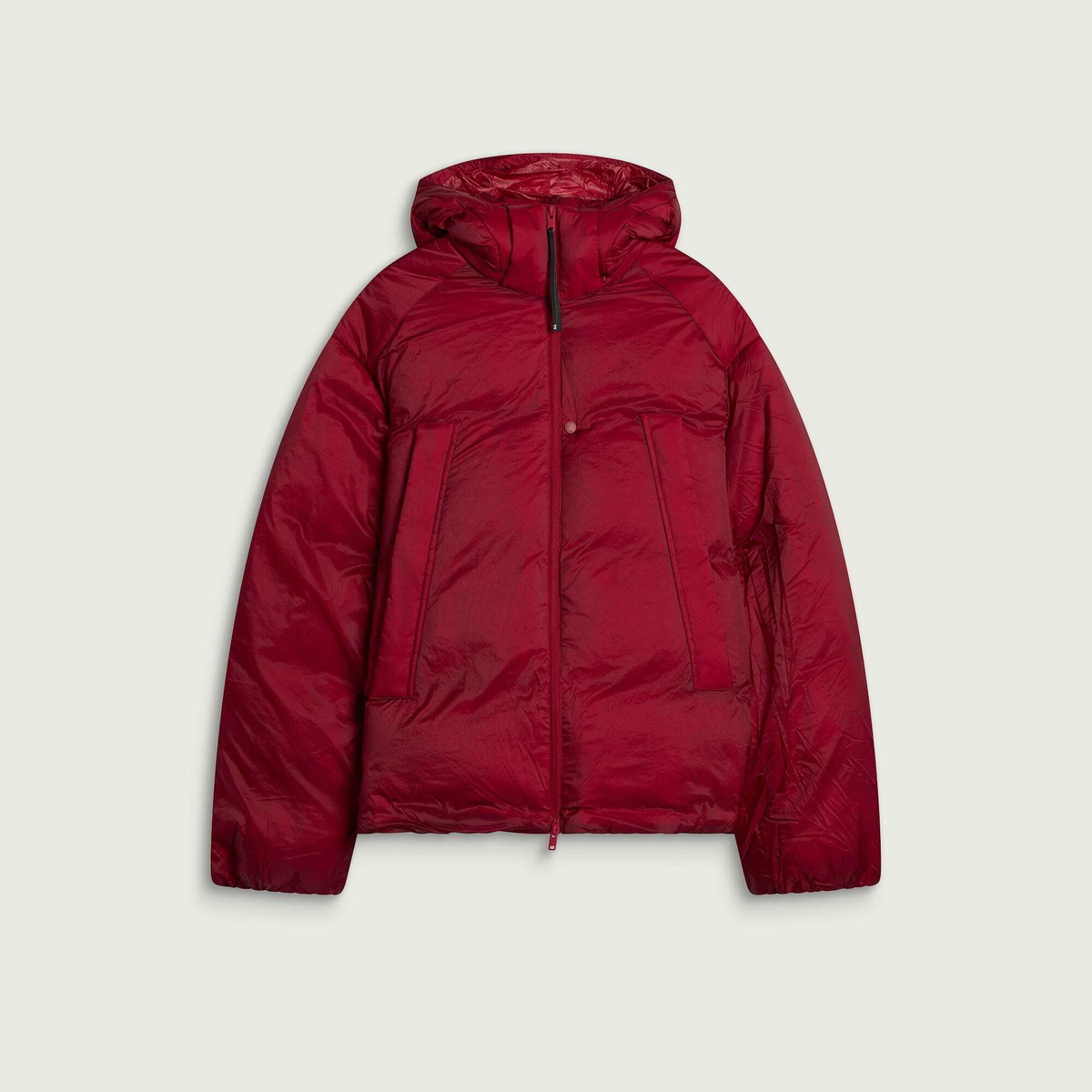 Y-3 Men's Hooded Puffer Jacket in Actmar
