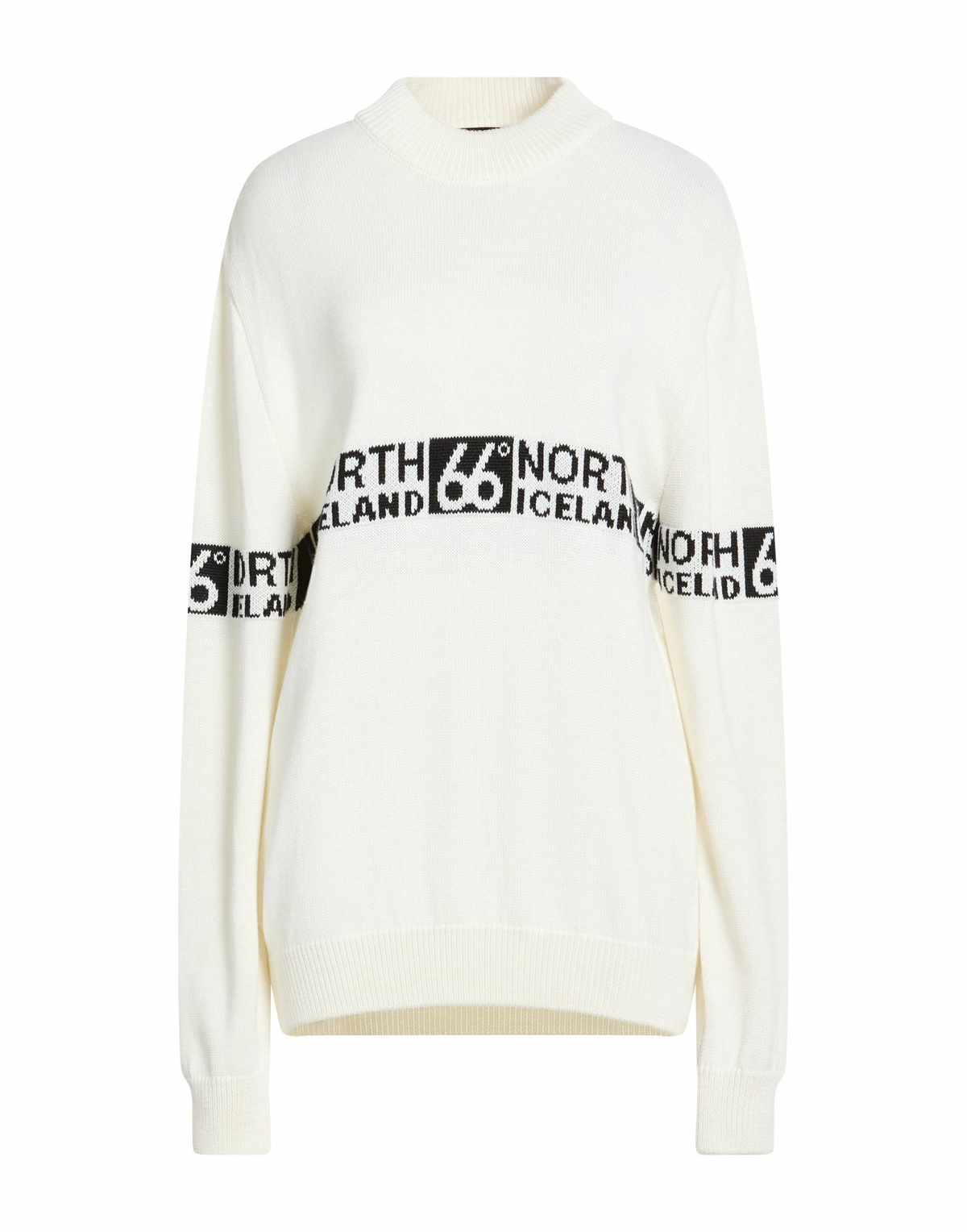 66° North Womens Sweater in Off white