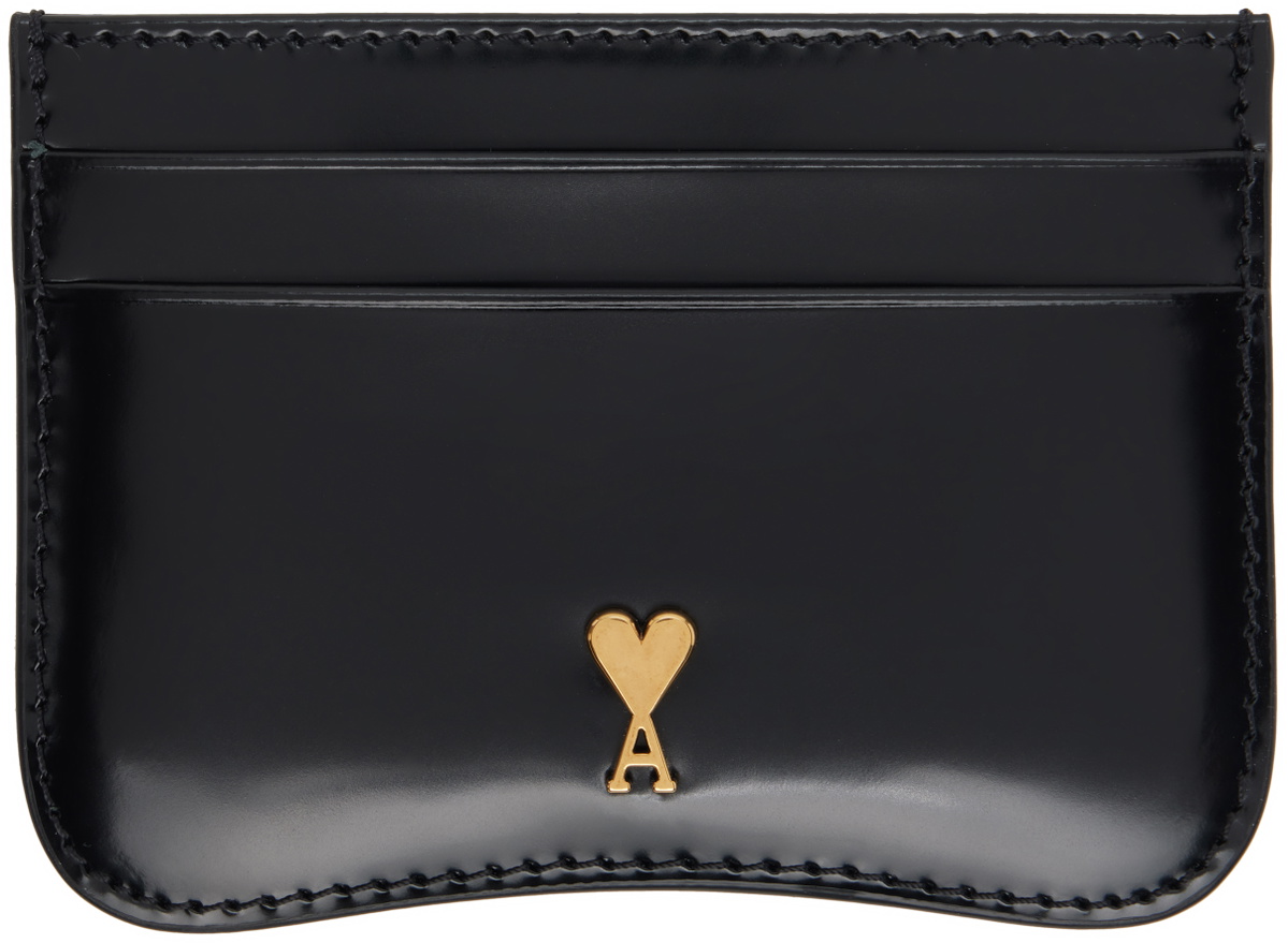 AMI Paris Black Paris Paris Card Holder